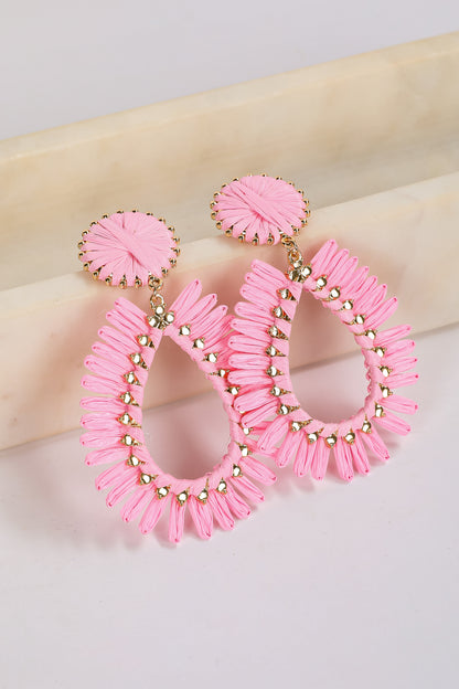 what color earrings with hot pink dress Rani Pink, Fuscia Pink, Hot Pink and more Pink Cloud emerald earrings that lift up the green from the underside by my Hanuti @aliaabhatt in @raw_mango @stylebyami #StyleByAMI with @garimagarg14
