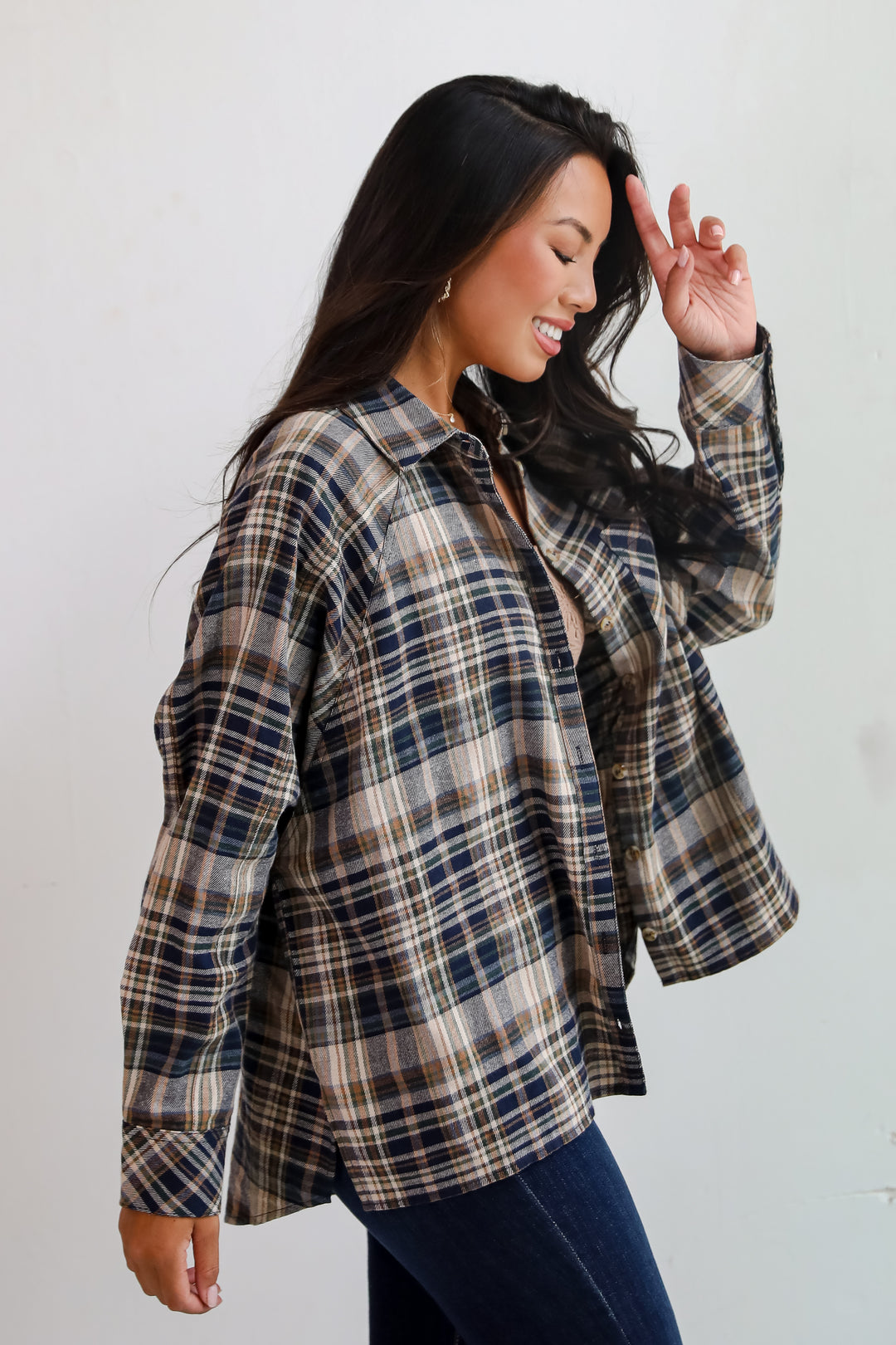 Autumn Concept Plaid Flannel