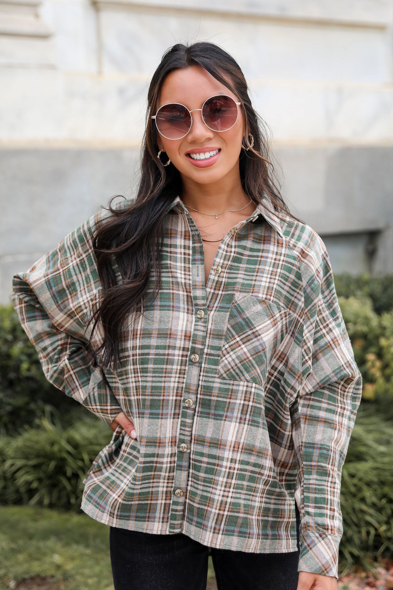 Autumn Concept Plaid Flannel