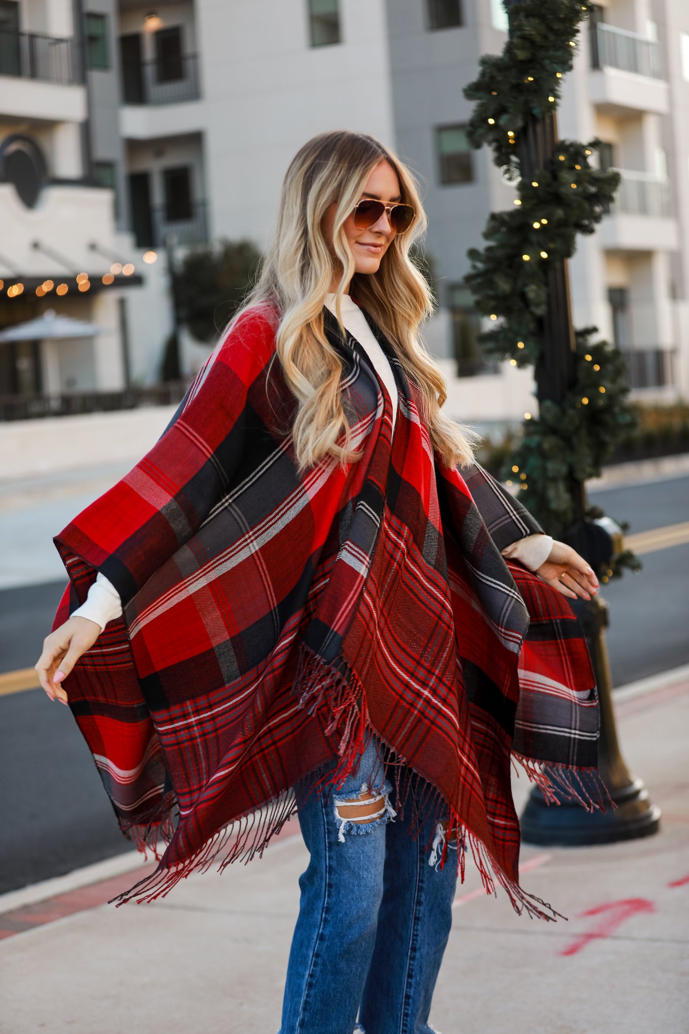 holiday red plaid