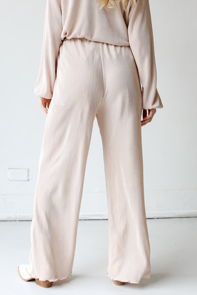 taupe flowy pants