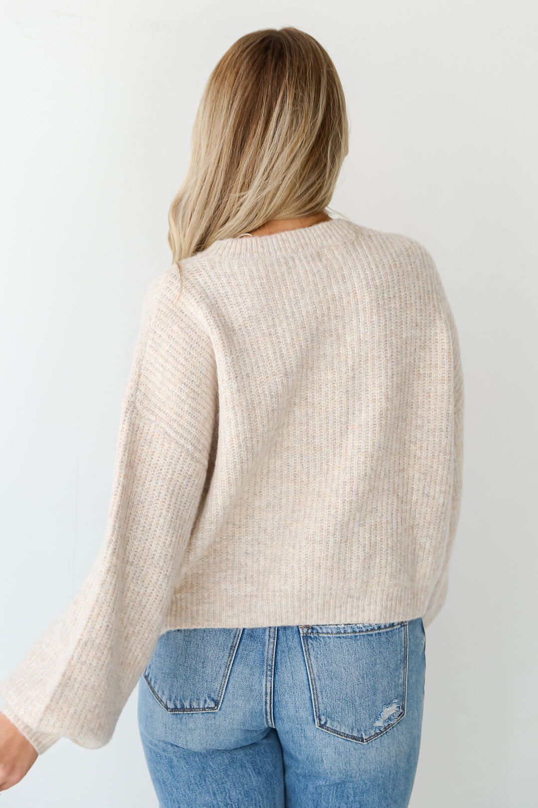 casual taupe sweater