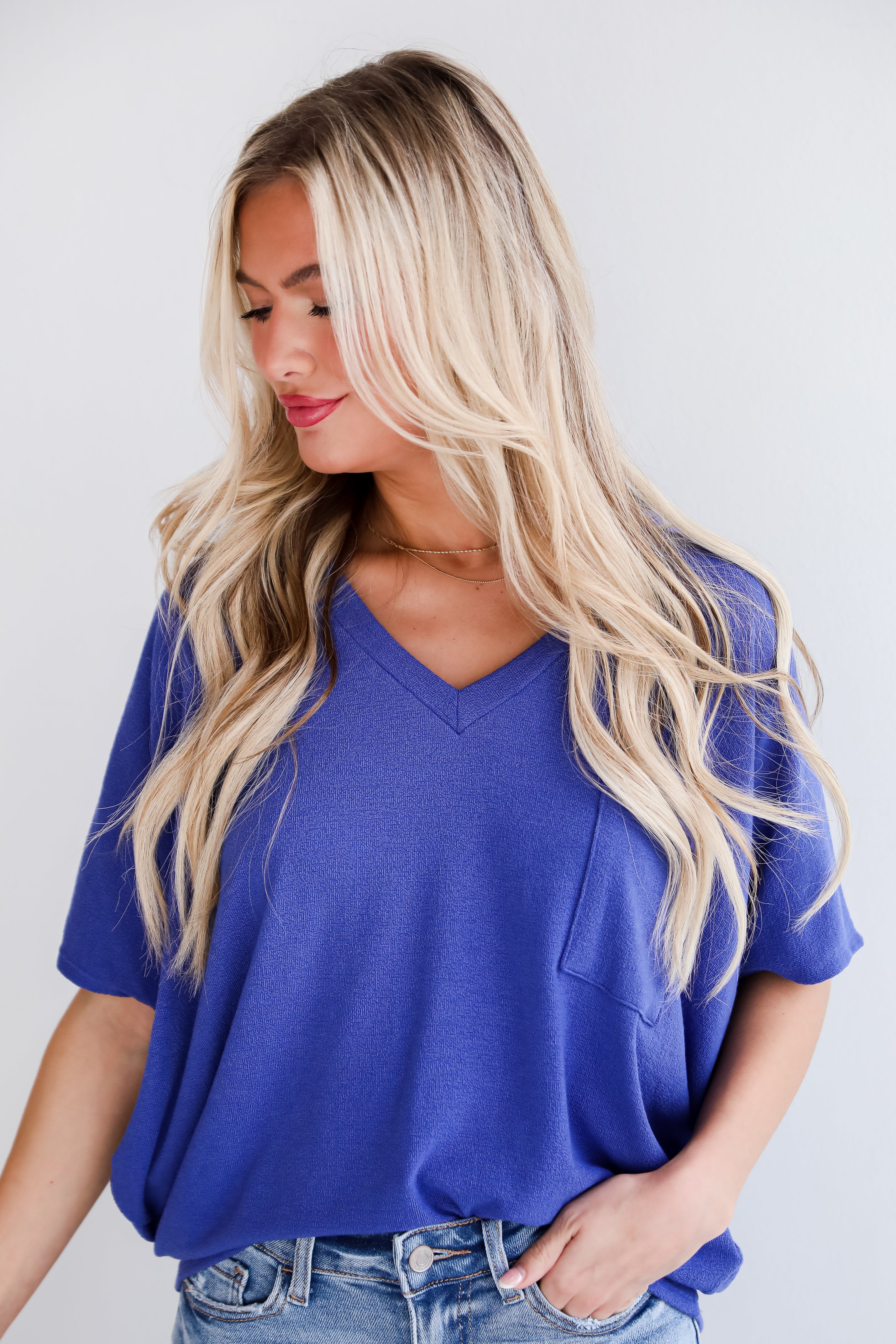 short sleeve Lightweight Knit Top