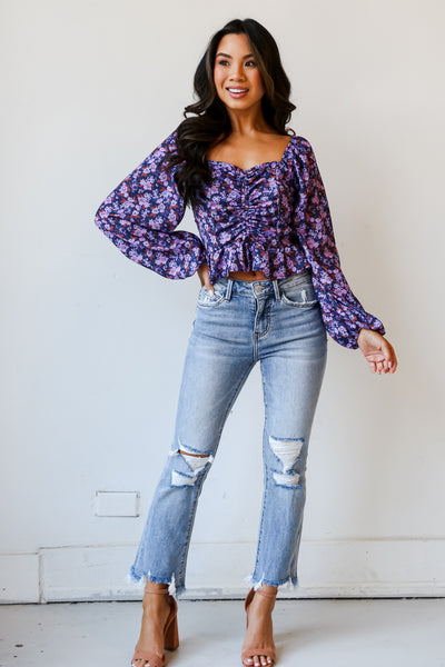 womens floral tops
