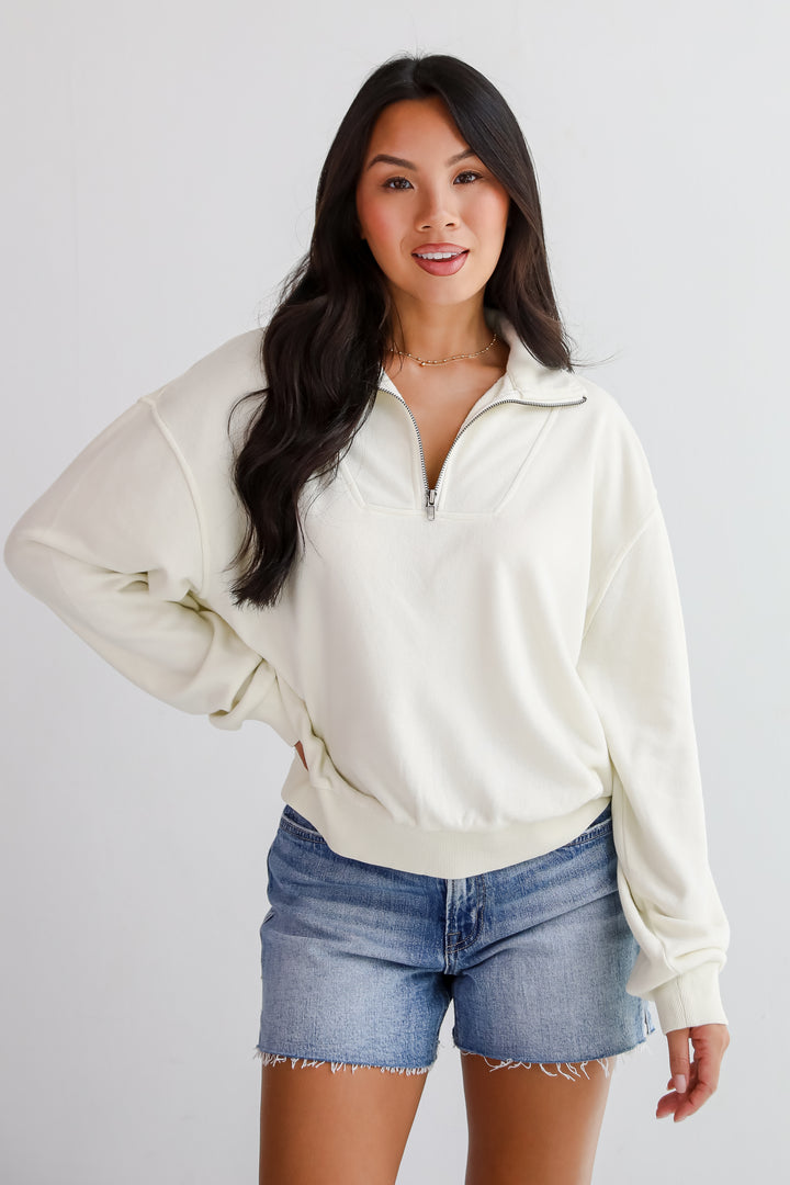 Weekend Uniform Quarter Zip Pullover