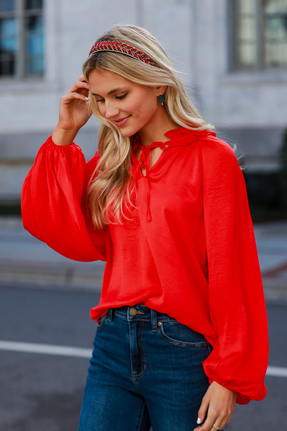 Red Blouse
