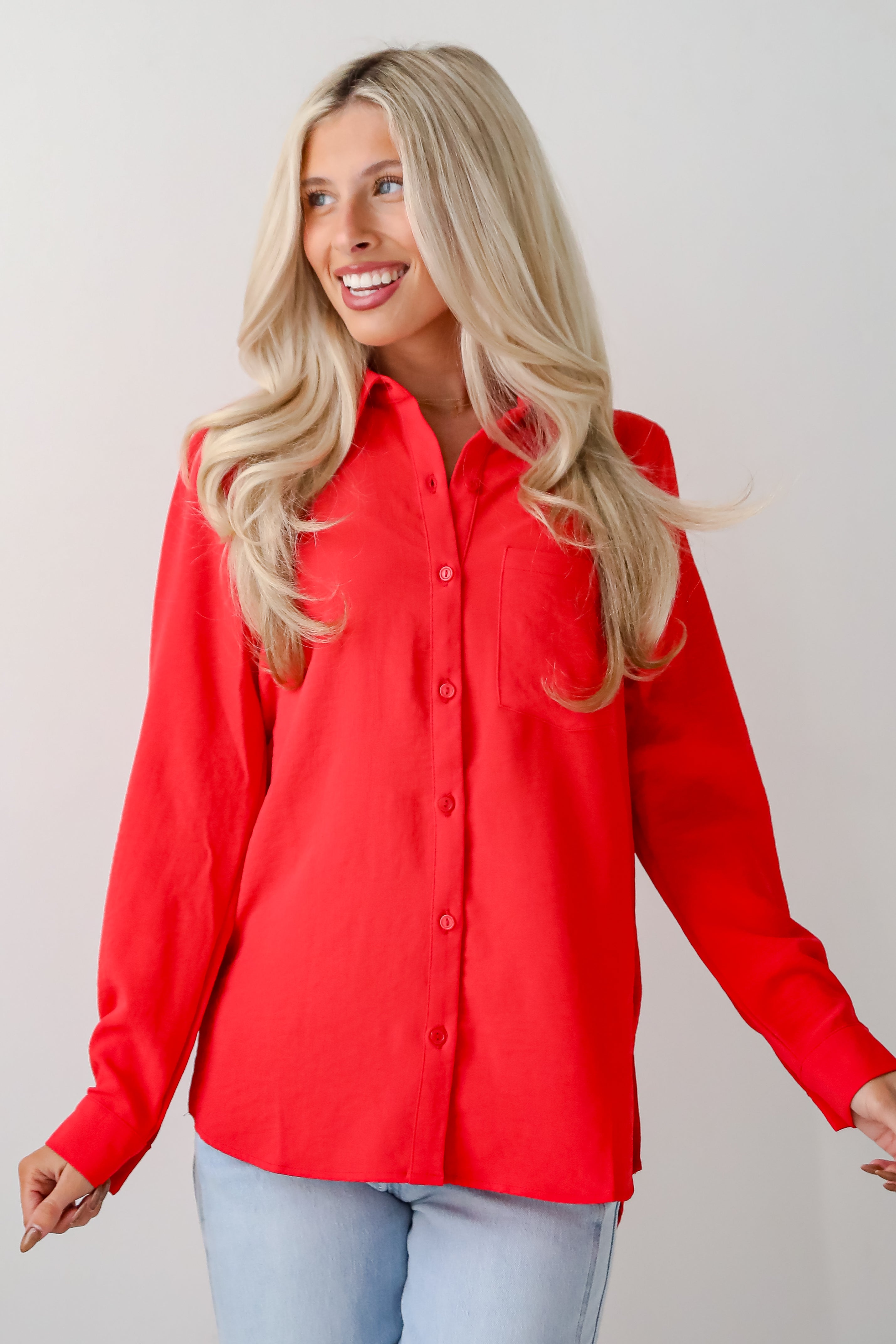 Perfected Sophistication Button-Up Blouse