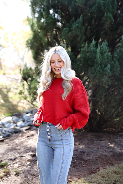 Warm Bliss Cropped Sweater