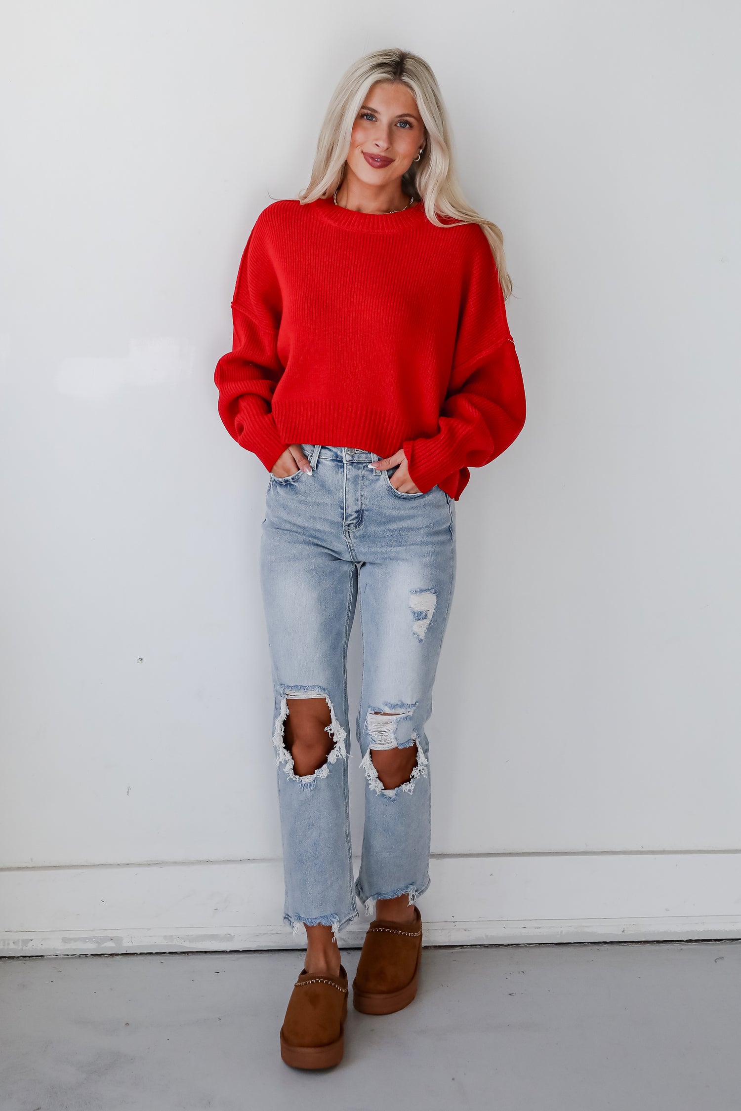 Warm Bliss Cropped Sweater