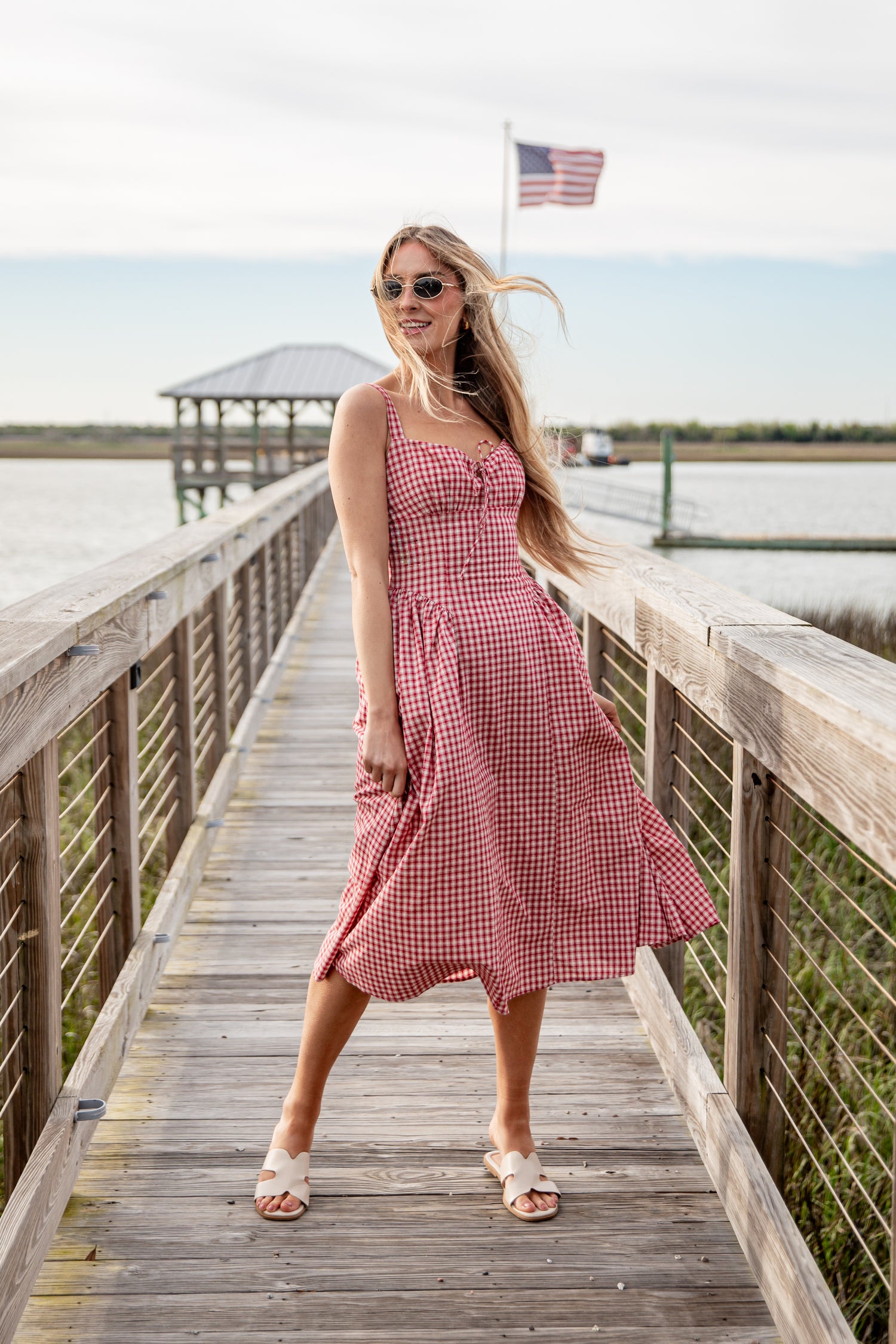 Sweet Cherry Red Plaid Midi Dress | Trendy Women's Dress Sweet Cherry Red Plaid Midi Dress | Trendy Women's Dress