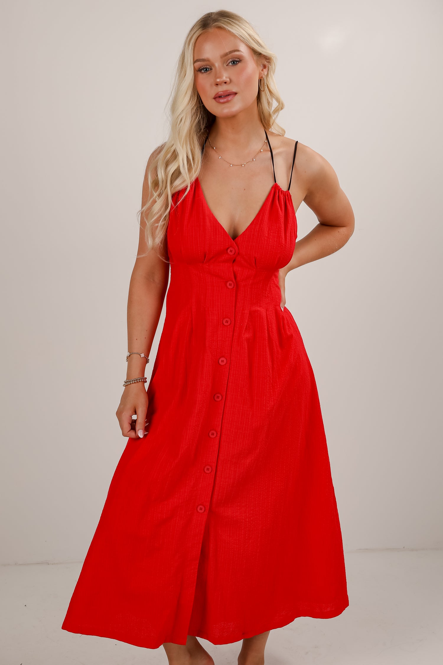 Trendy Red Midi Dress Online Boutique Dresses Dress Up
