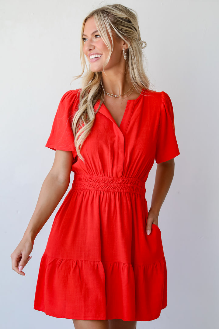 Red Mini Dress for women