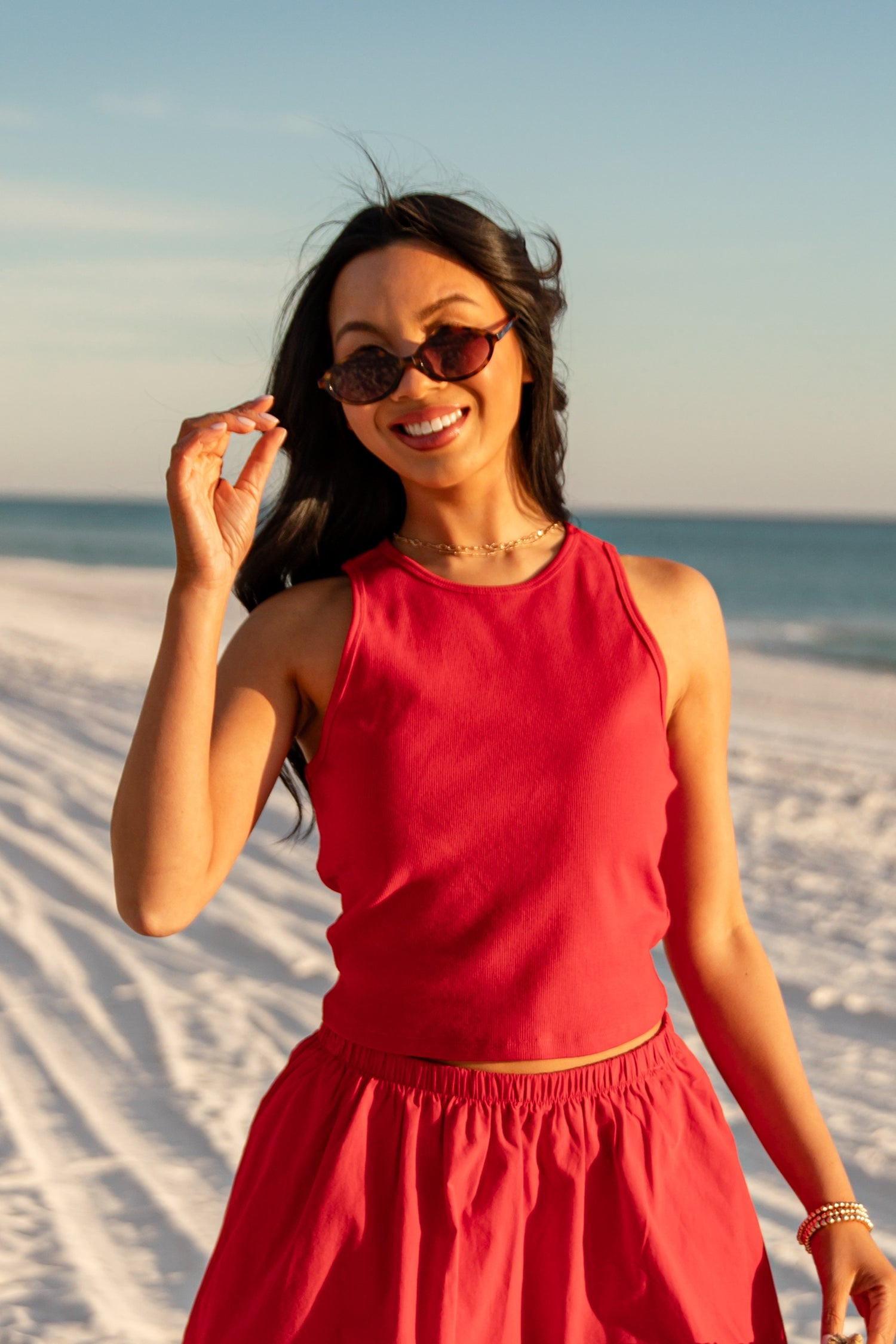 tank top beach dress Seaside Treasure Striped Tank