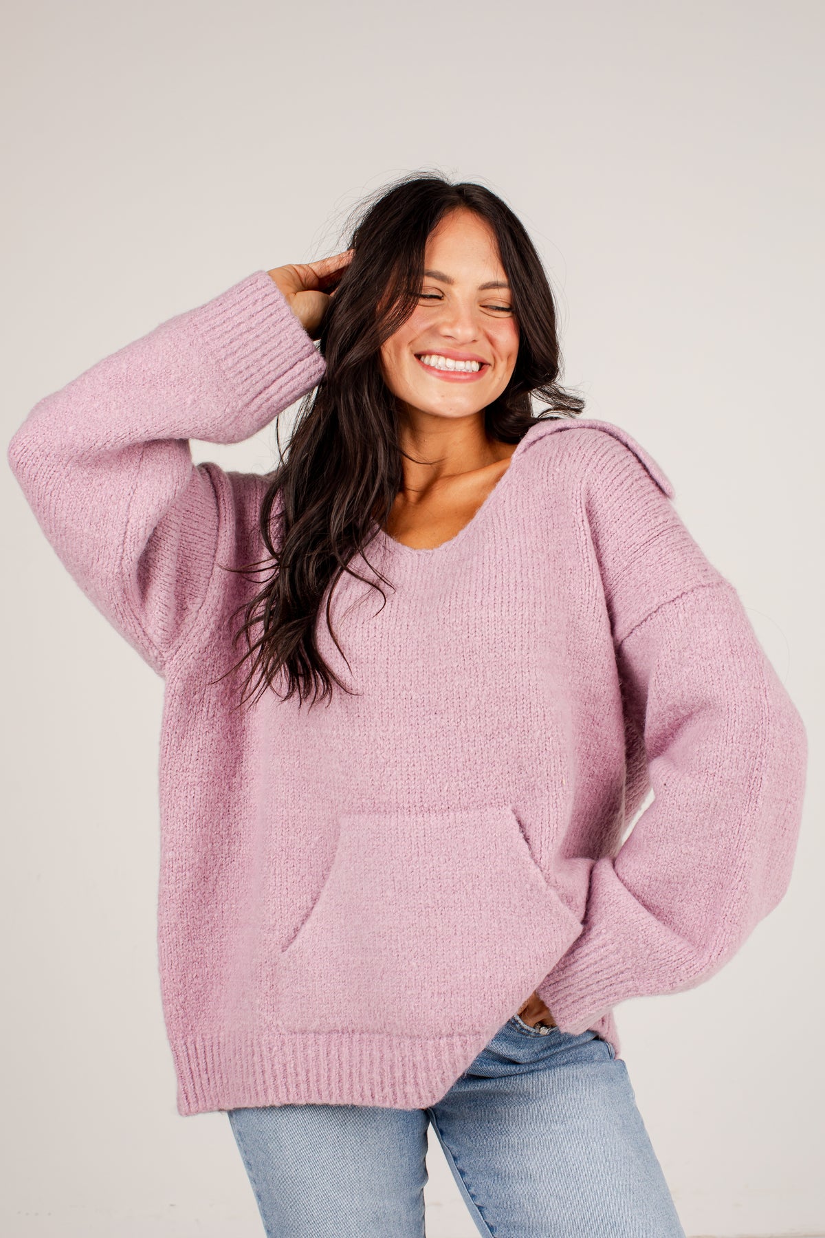 Hold Me Close Collared Knit Sweater