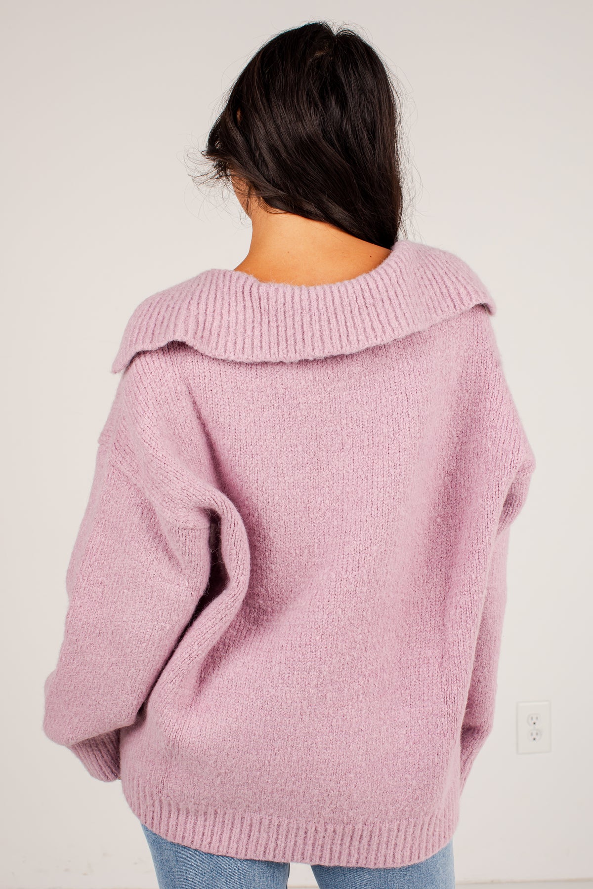Hold Me Close Collared Knit Sweater