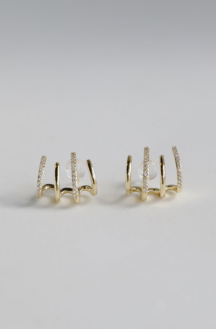 Gold Stud Earrings