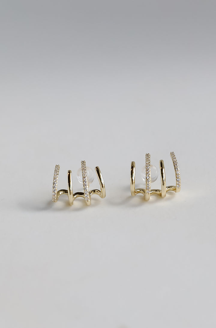 Gold Stud Earrings