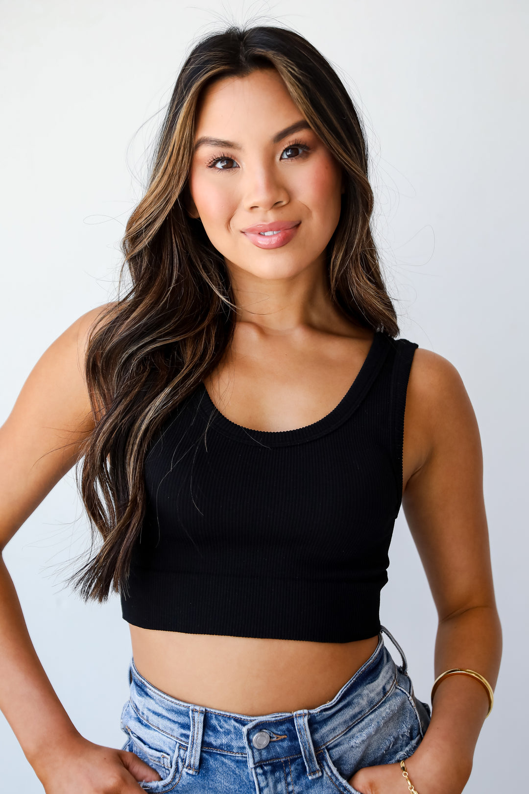 Easy On Me Seamless Cropped Tank