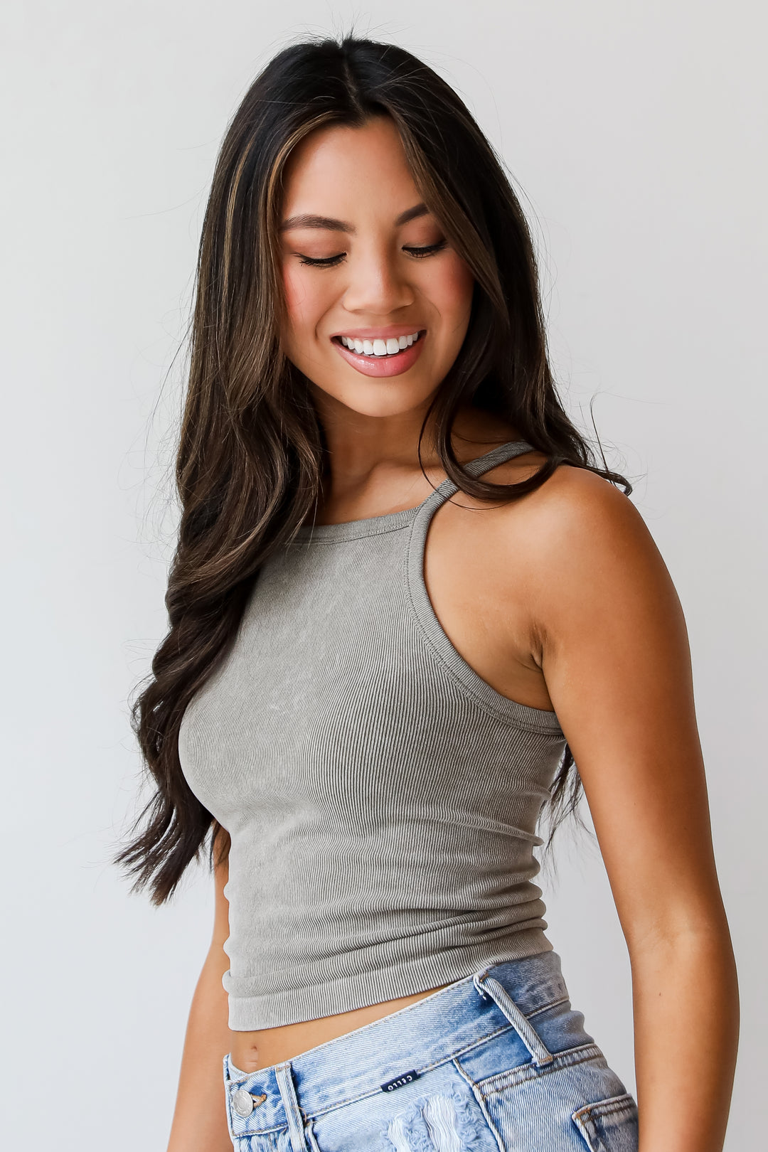 Haven Ribbed Cropped Tank