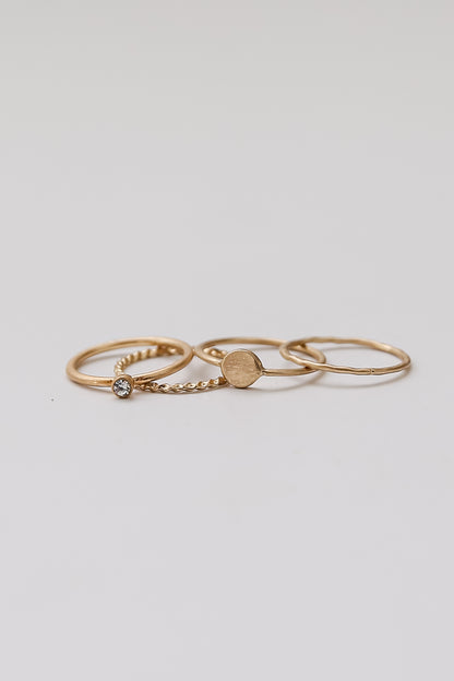 gold Ring Set