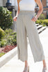 sage Paperbag Waist Pants