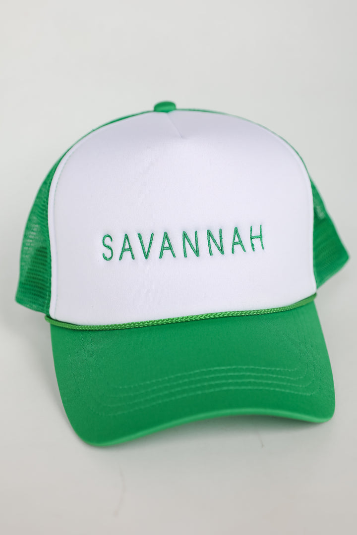 Kelly Green Savannah Trucker Hat