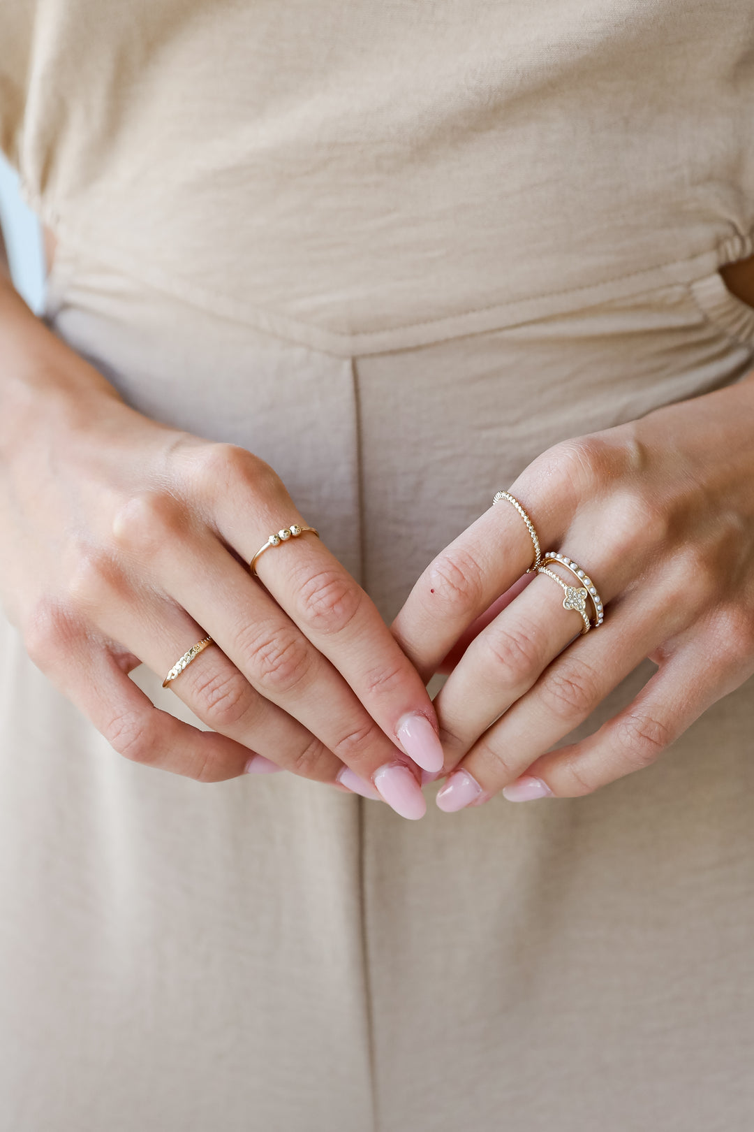 dainty gold rings