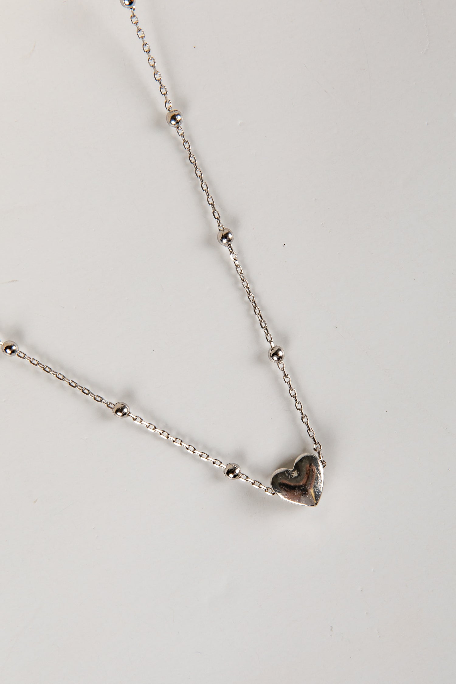 silver necklace