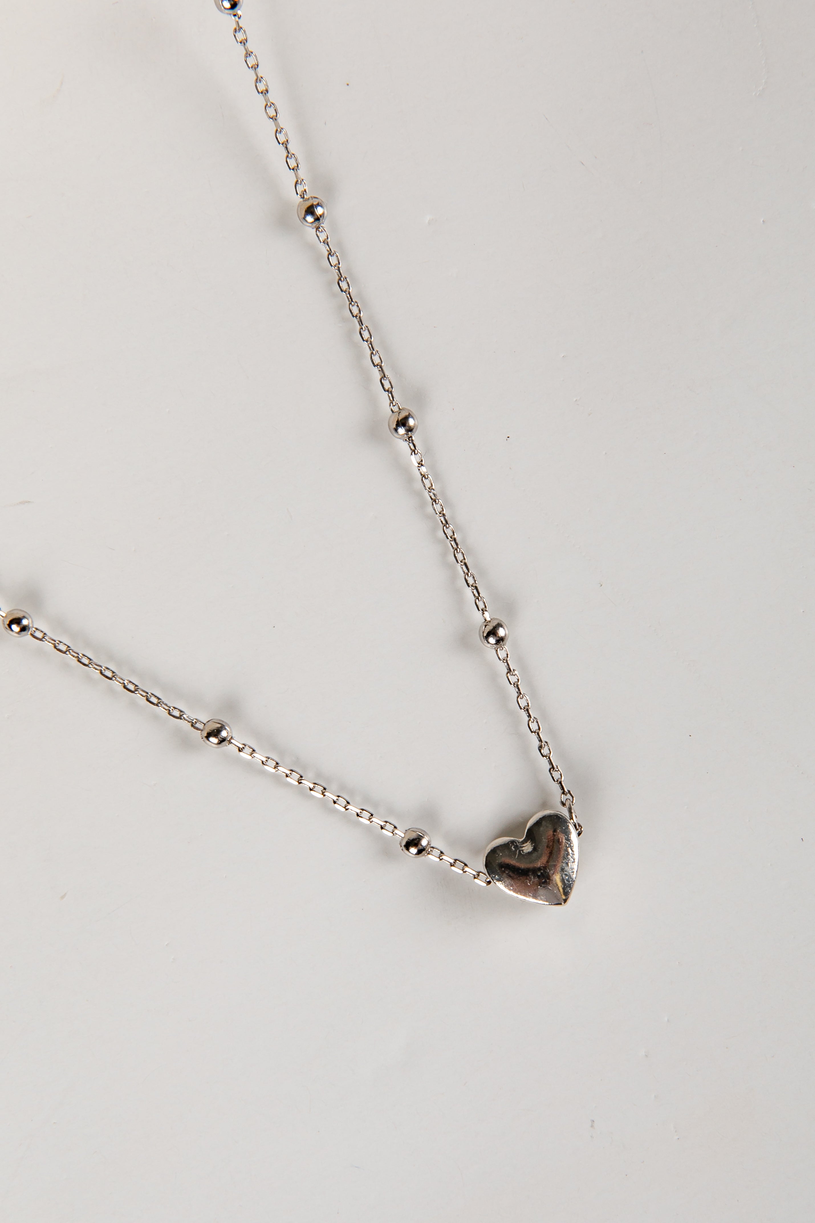 silver necklace