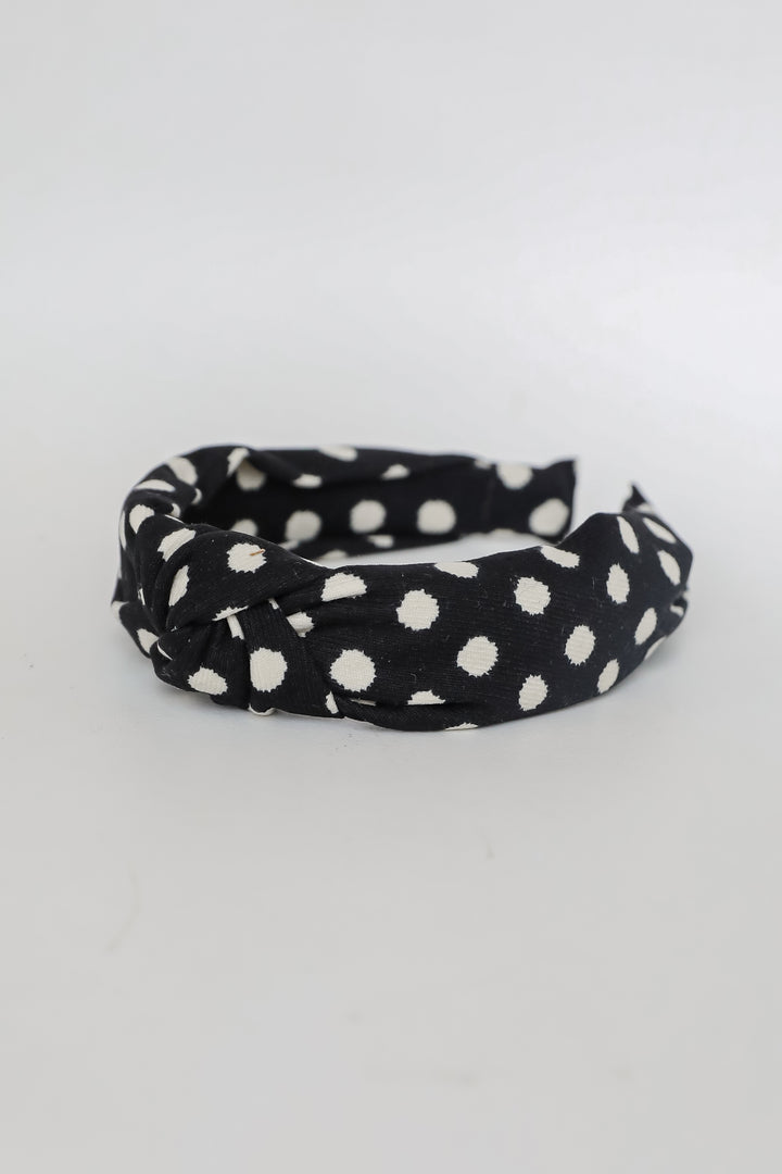 Modern Chicness Polka Dot Knotted Headband