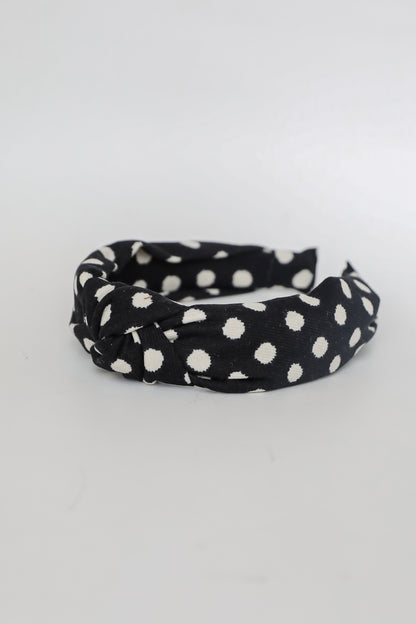 Modern Chicness Polka Dot Knotted Headband