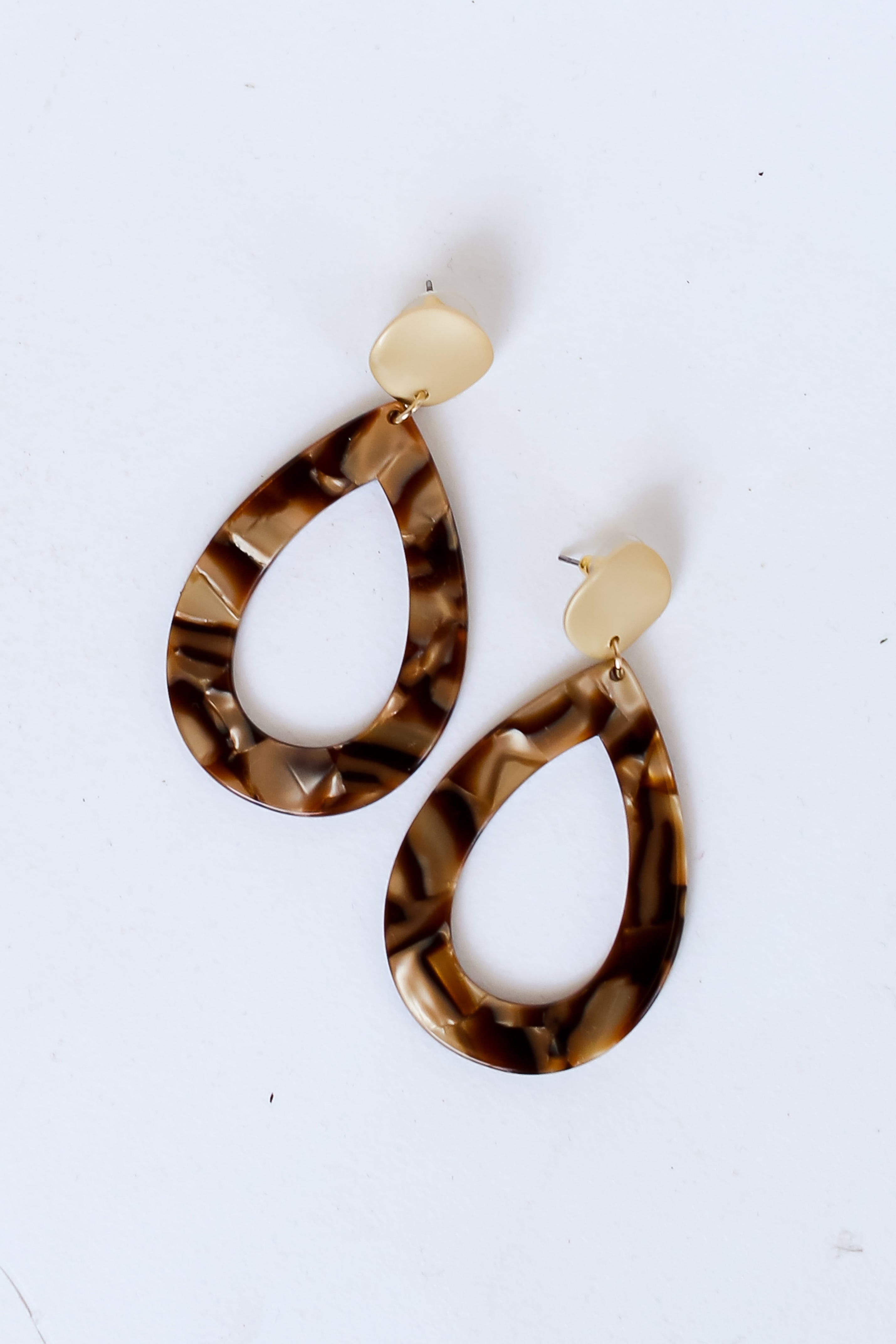 Acrylic Teardrop Earrings