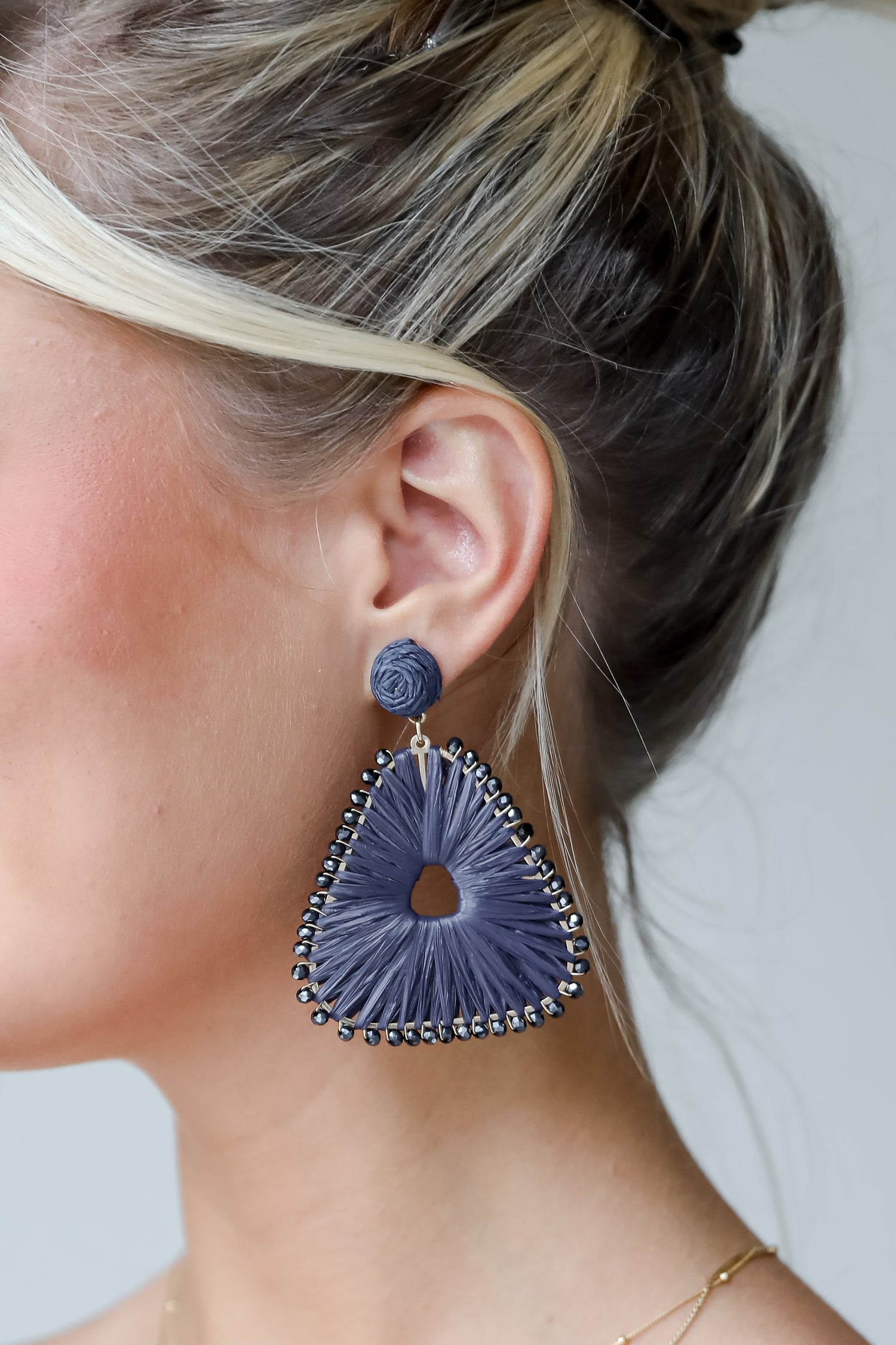 Daphne Straw Statement Earrings