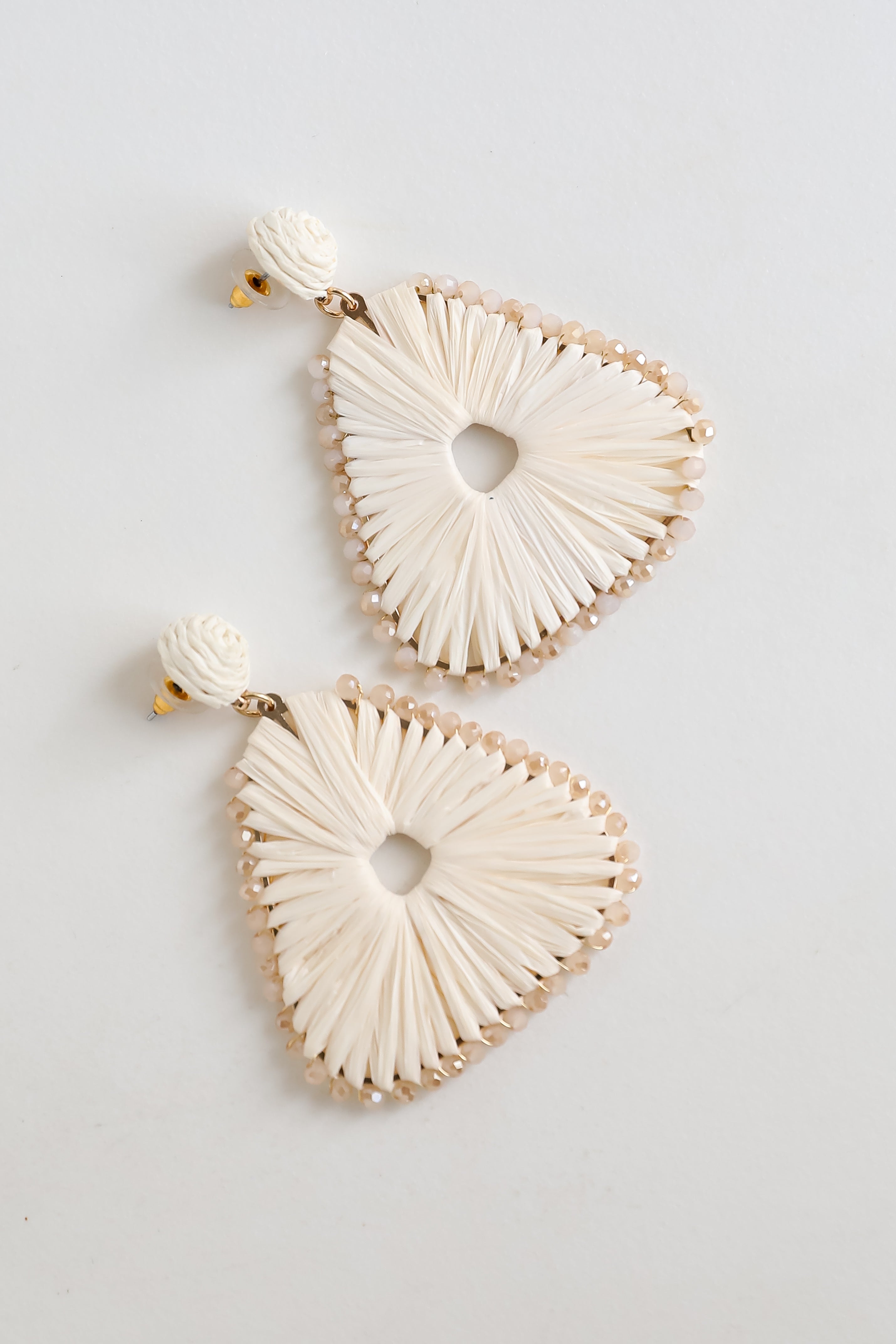 Daphne Straw Statement Earrings