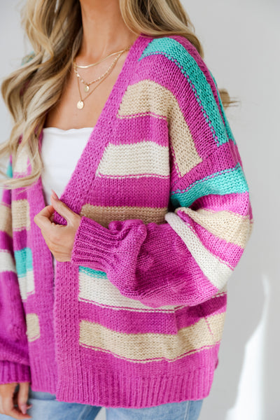 colorful cardigans