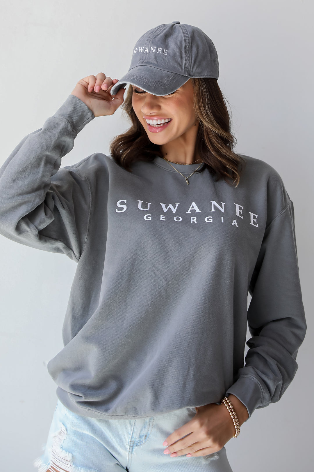 Grey Suwanee Georgia Sweatshirt