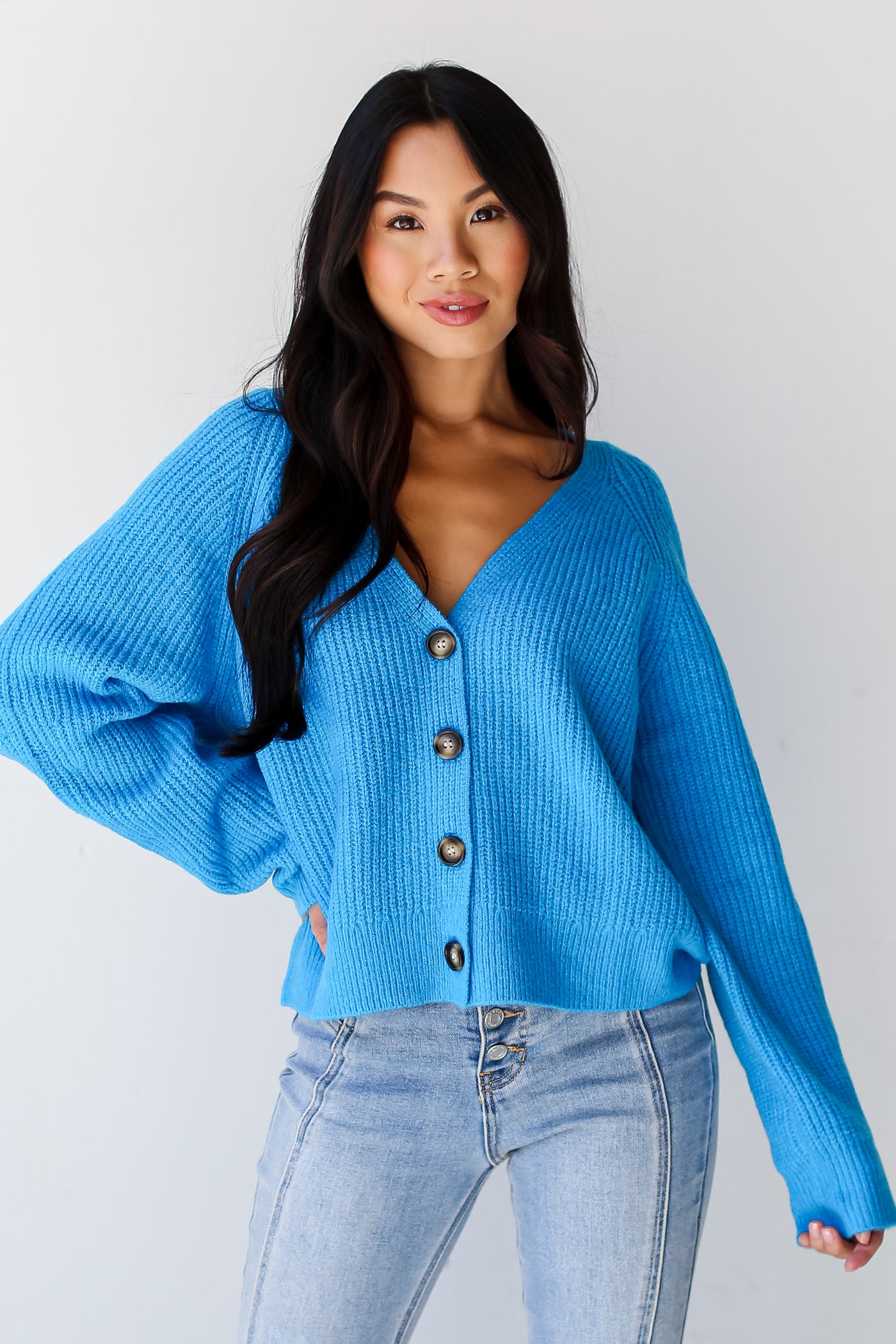 blue sweaters for women