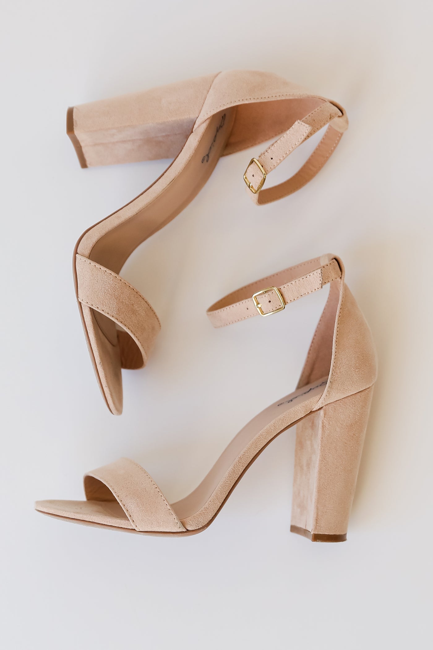neutral tan heels