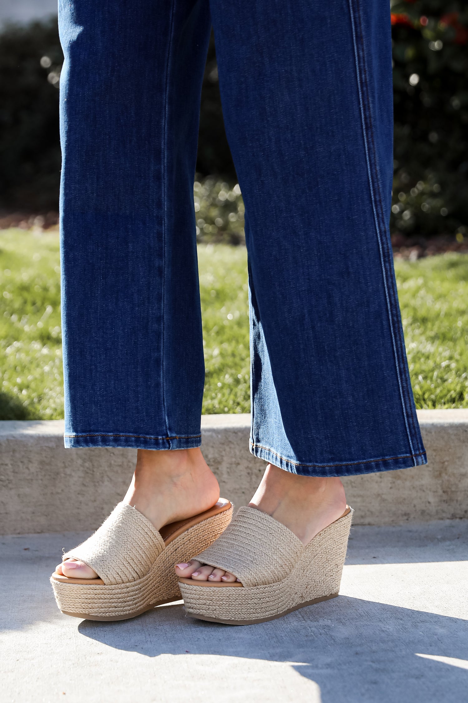 Platform Espadrille Wedges