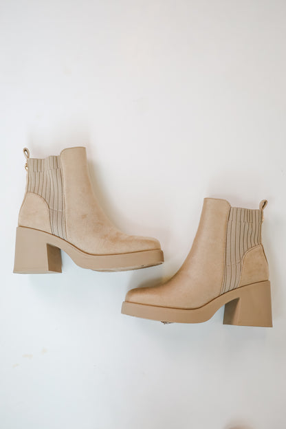 Get In Line Platform Booties