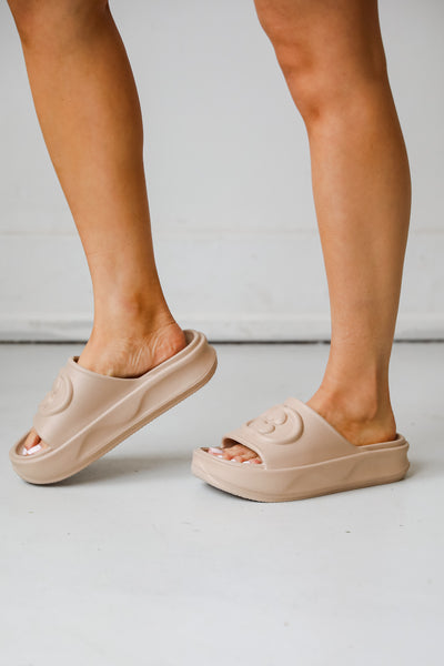 cute summer shoesResort Life Natural Platform Slide Sandals gucci shoes