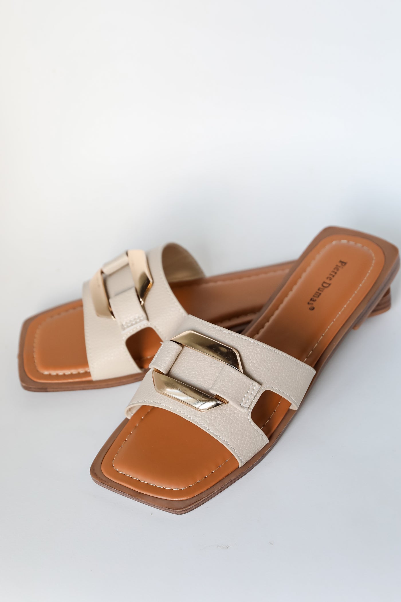 flat slide sandals