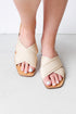 tan Slide Sandals