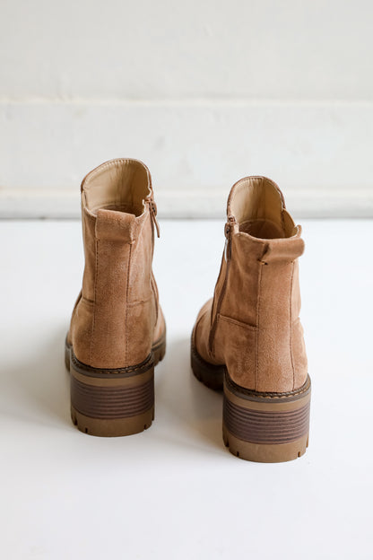 March On Taupe Booties