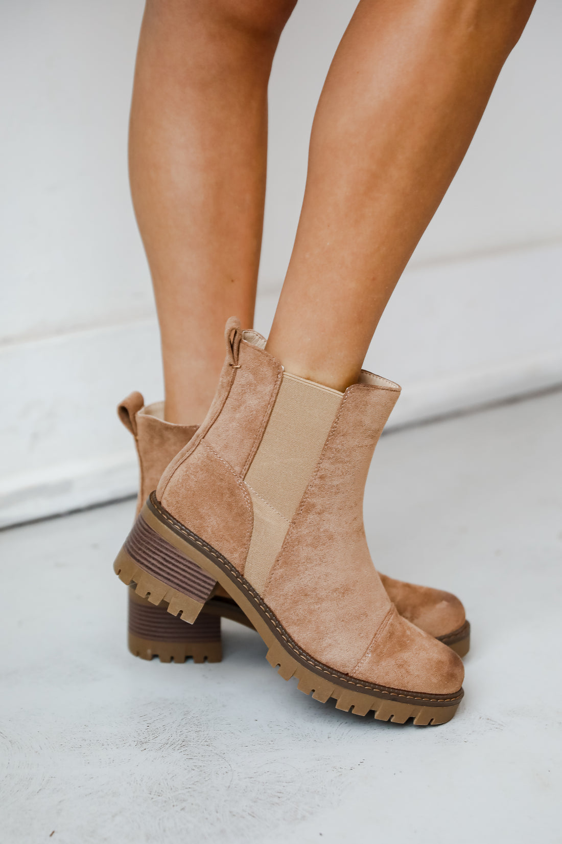 March On Taupe Booties