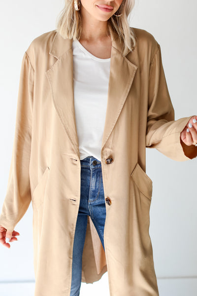 Trench Jacket close up