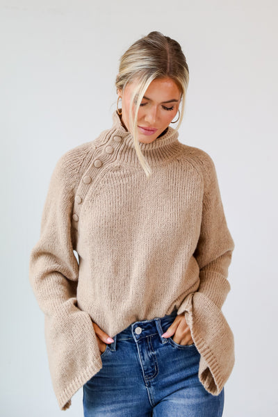 sweater with buttons