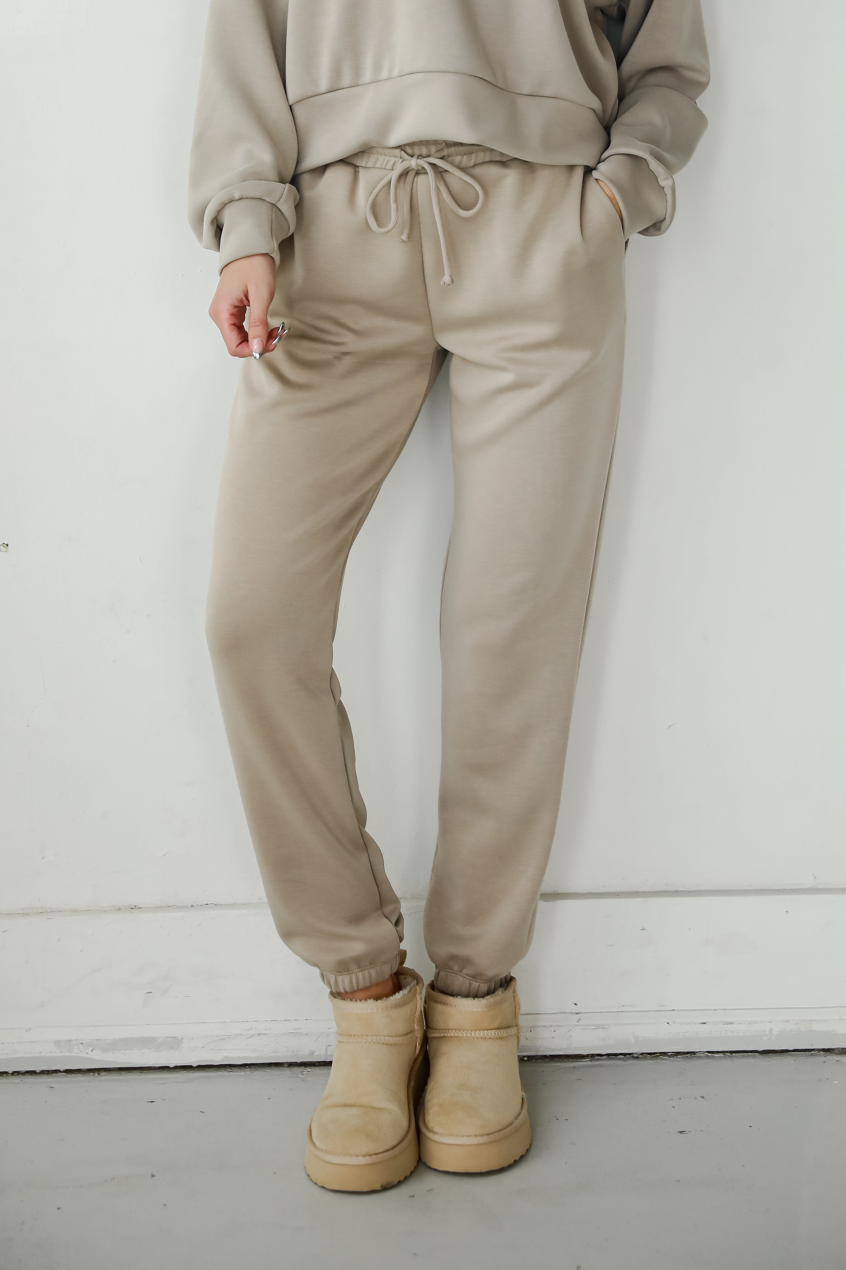 Ultra Air Soft Taupe Joggers