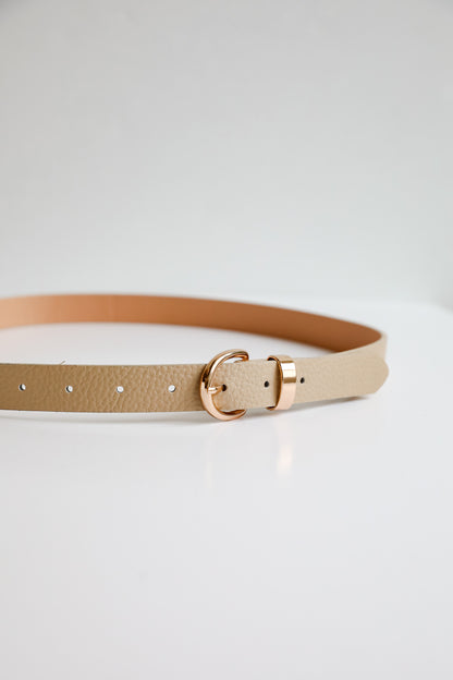 Effortless Trendsetter Taupe Belt