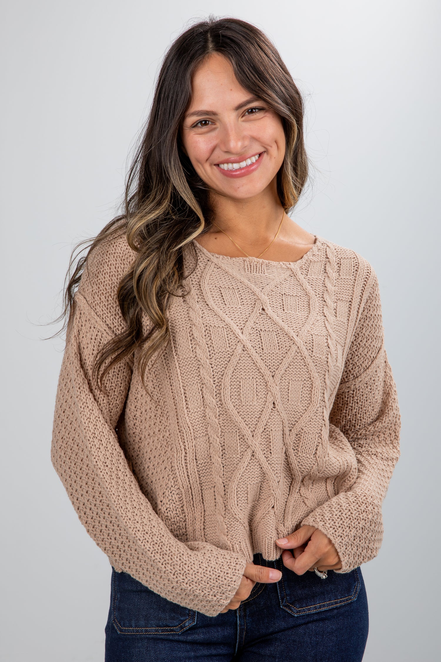 Exceptional Coziness Cable Knit Sweater